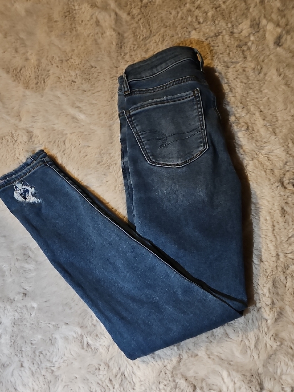American Eagle Outfitters Dark Blue Skinny Jeans
